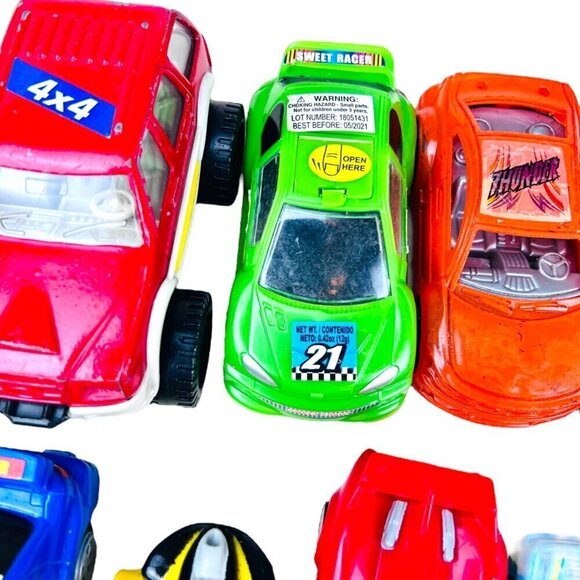 Vintage Plastic Car Lot of 11 McDonalds 5" & Under Nascar Spin Master Speed Race - Picture 5 of 7
